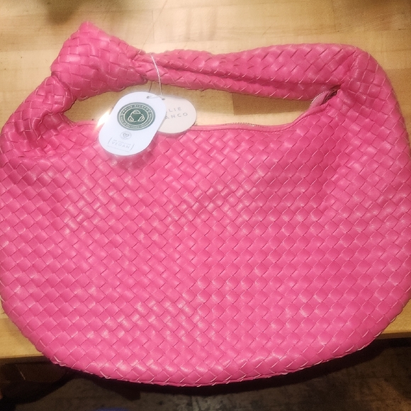 Melie Bianco Handbags - Melie Bianco The Brigitte Satchel Fuschia Nwt